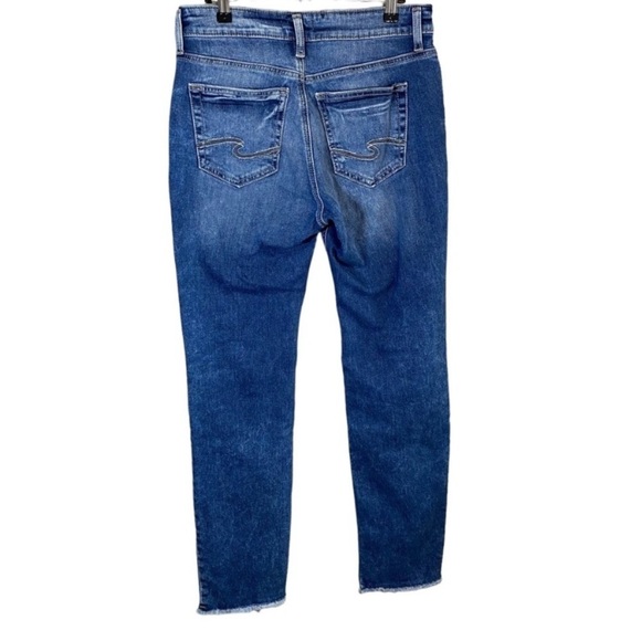 Silver Jeans - Mid Wash Distressed - Suki Straight - 30 India - Picture 4 of 9